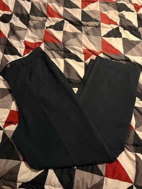 Sag Harbor Black Men's Dress Pants - Straight Leg